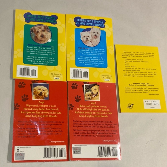 🎉2/20 Set of 5 Vintage Puppy Pet Patrol Young Reader Elementary School Books - Picture 3 of 9